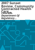 2007_sunset_review__community_contracted_health_care_providers
