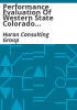 Performance_evaluation_of_Western_State_Colorado_University